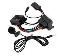 Adaptador de micrófono Bluetooth Cable de Audio Auxiliar Reemplazo Premium Plug and Play para Serie 5 E60 E61 2002 2014 Transmisión de música para automóvil y Llamadas Manos