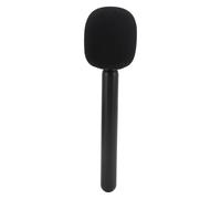 Adaptador de micrófono con reducción de ruido del viento y espumas antiviento, diseño ligero y portátil para asa de micrófono de entrevista para