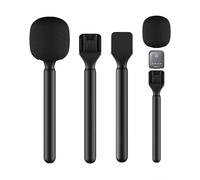 Adaptador de micrófono de entrevista, mango de micrófono inalámbrico, adaptador de mano, soporte de micrófono para Rode Wireless GO I/II DJI Mic, mango de entrevista, soporte para mango de micrófono