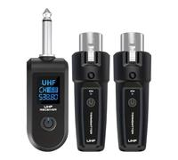 Adaptador de micrófono inalámbrico, receptor transmisor de audio de mano, conversión dinámica de micrófonos de instrumentos, de micrófono con cable a inalámbrico, adaptador de señal de audio