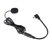 Adaptador de Micrófono para Cámara de Acción, 4k60fps, 10 × 10 × 2, 3,5mm, Clip de Micrófono Externo en Cable Adaptador para Hero4 3 3