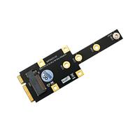 Adaptador de mini PCI-E a M.2 M Key, convertidor de SSD PCIExpress NVME, tarjeta de expansión vertical para 2230, 2242, 2260 y 2280