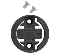 Adaptador de montaje de ABS para cronómetro de bicicleta para Garmin para Wahoo para Bryton para Cateye, soporte de cubierta de cabeza de computadora de bicicleta con tornillos (B)