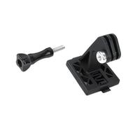 Adaptador de montaje de casco de cámara de liberación rápida, fijación segura, ligero, portátil, mejora los ángulos para cámaras, soporte de montaje de cámara de acción