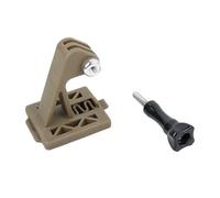 Adaptador de montaje de casco de cámara de liberación rápida, fijación segura, ligero, portátil, mejora los ángulos para cámaras, soporte de montaje de cámara de acción