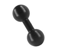 Adaptador de montaje de doble bola con ajuste de rotación de 360 grados, adaptador de bola doble de aluminio resistente para soportes de vehículo, soporte de brazo para radios centrales