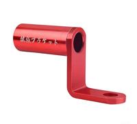 Adaptador de montaje de espejo retrovisor para manillar de motocicleta con soporte para teléfono móvil, aleación de aluminio, resistente a la corrosión para una fijación segura de faros externos y