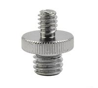 Adaptador de montaje de fotografía macho a macho para conexión sin costuras entre dispositivos roscados de 1/4 "y 3/20.3 cm (B)