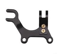 Adaptador de montaje de freno de disco de acero inoxidable para marco, convertidor de soporte de pinza ajustable para carretera y montaña para rueda delantera o trasera, interior de 22 mm/32 mm (22 mm