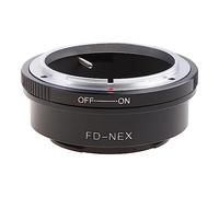 Adaptador de montaje de lente para lente FD a cámara E-Mount compatible con NEX-5T NEX-6 NEX-7 A3000 A3500 A5000 A5100