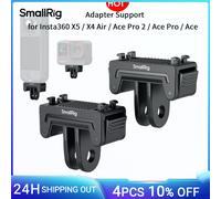 Adaptador de Montaje de Liberación Rápida SmallRig Compatible con Insta360 X5 / X4 Air / Ace Pro 2 / Ace Pro / Ace con Soporte de 2 Puntas para Palos de Selfie