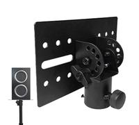 Adaptador de montaje de metal giratorio, soporte de montaje en poste de altavoz, adaptador de soporte giratorio de orador, 350 g de metal/6.89 x 4.33 x 1.97 pulgadas para actuaciones en escenario y