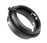 Adaptador de montaje de metal, práctico adaptador de montaje que amplía tu compatibilidad de iluminación, adaptador de montaje en plato de belleza