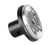 Adaptador de montaje de roseta estándar M6 con soporte de varilla individual de 15 mm para jaula de cámara, soporte de barra de tubo de 15 mm