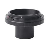 Adaptador de Montaje de Telescopio Astronómico con Anillo en T M42 T-Mount, 1,25 Pulgadas, Cámaras SLR, Construcción Duradera de Aleación de Aluminio