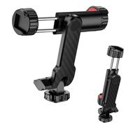 Adaptador de Montaje de Trípode para Teléfono, Adaptador de Abrazadera para Teléfono Móvil, Soporte de Trípode para Teléfono Inteligente con 2 Zapatas Frías y Tornillo de 1/4 ", Phone Mount Adapter