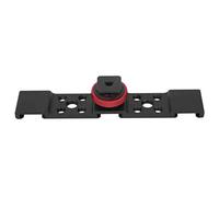 Adaptador de montaje de zapata caliente 3 en 1, soporte de cámara de extensión de triple zapata caliente, soporte de cámara de extensión en frío, triple placa DSLR caliente, micrófono, soporte de luz