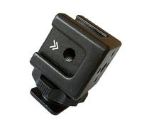 Adaptador de montaje de zapata caliente triple de aluminio, expansor de zapata fría para varios equipos de fotografía y accesorios, extensión de metal