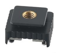 Adaptador de montaje de zapata de flash compatible con Canon 550EX 430EX II - Zapata fría a tornillo de 1/4 para iluminación de estudio