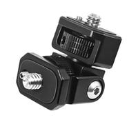 Adaptador de montaje de zapata fría de 1/4 de liberación rápida 360 giros, trípodes de cámara para micrófono, soporte para monitores de luz, accesorios, soporte para monitores