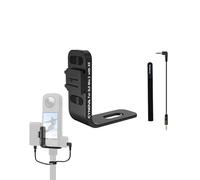 Adaptador de montaje de zapata fría de aluminio para cámara Insta.360 X5 y DJI Mic 2/DJI Mic Mini/Rode inalámbrico accesorio de soporte de expansión (para micrófono 2)