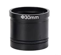 Adaptador de montaje en C de 30 mm y 30,5 mm para cámara CCD, conector de lente de microscopio de metal para alcance estéreo biológico con tubo de 23,2 mm, enlace digital de pieza de imagen de