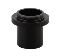 Adaptador de montaje en C para microscopio, tubo de aumento de 23,2 mm para lente de cámara de sensor CCD, herramienta de imagen de alcance biológico, cuerpo de metal