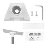 Adaptador de montaje en poste de satélite, soporte de alto rendimiento, adaptador de tubo de alta resistencia, montaje adaptador de tubo satelital, elegante kit de Internet adaptador de tubería