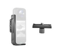 Adaptador de montaje magnético plegable para Insta 360 X5 en forma de L, montaje vertical horizontal de liberación rápida para accesorios Insta 360 X5