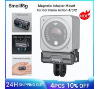 Adaptador de montaje magnético SmallRig para DJI Osmo Action 4 /3 / 2 w, conexión e rosca de 1/4 "para trípode Vlogging YouTube 3662 3662
