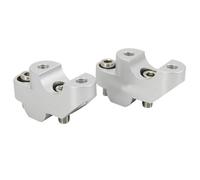 Adaptador De Montaje Manillar para Motocicleta para para CB300F 400F 500F 500X NC750S NC750X Elevadores Abrazadera Elevadora Abrazaderas Montaje Elevadores Manillar(Plata)