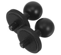 Adaptador de Montaje para Cámara Bola de 17mm y Rosca 1/4 de Aluminio | Soporte de Cámara de Bola, Paquete de 2 Piezas, Negro, para Fotografía y Videografía