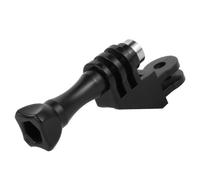 Adaptador de montaje para cámara de acción negro con opción de codo recto de 0 grados y codo de 90° / 180° para bloqueo seguro y liberación rápida