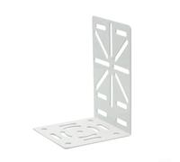 Adaptador de montaje para cámara de seguridad, 10 cm x 10,5 cm x 15,5 cm, soporte de montaje en pared en forma de L para instalación de ángulo ajustable, construcción de metal para vigilancia del