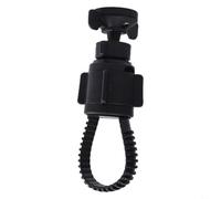 Adaptador de montaje para computadora de bicicleta ajustable con soporte de faro delantero para Garmin, proporcionando una conexión estable entre el soporte y el marco de la bicicleta