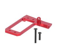 Adaptador de montaje para servo RC 1/10, 4 enlaces, centro bajo para Phoenix F10 VP, soporte de actualización de dirección de aleación de aluminio con estabilidad mejorada y contro (Roja)