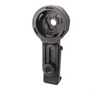 Adaptador de montaje para smartphone compatible con microscopio monocular binocular para alcance para visión nocturna, soporte negro para trípode de 54,6 a 97,9 mm de ancho
