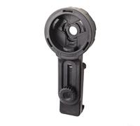 Adaptador de montaje para smartphone para prismáticos, telescopio monocular, soporte de trípode compatible con oculares de 26,4 a 46,4 mm y teléfonos de 54,6 a 97,9 mm de ancho, color negro