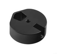 Adaptador de montaje para trípode Starlink Mini con construcción de aleación de aluminio y agujeros roscados diseñado para una instalación segura de antena de satélite en múltiples trípodes