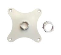 Adaptador de montaje para TV de 75 mm de espacio entre agujeros - Placa adaptadora de montaje de TV, hardware de cabeza de bola de 17 mm portátil para proyector de pantalla digital, hogar, lugar de