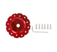 Adaptador de montaje para volante Thrustmaster T300RS T500RS hecho de aleación de aluminio para adaptarse a ruedas de carreras PCD de 73 mm (rojo)