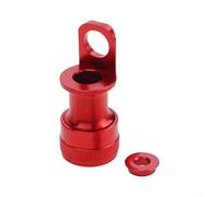 Adaptador de montaje portátil para pedal de bicicleta, soporte de liberación rápida de aleación de aluminio resistente para un uso cómodo (rojo)
