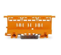 Adaptador de montaje WAGO®, serie 221 - 6 mm², para montaje en TS 35, naranja, 221-500, (10 unidades)