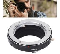 Adaptador de Montura de Lente, Adaptador de Lente de Montura MD a L M Convertidor de Lente de Enfoque Manual para Montura Minolta MD, para Cámaras con Montura Leica M