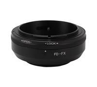 Adaptador de Montura de Lente, Anillo Adaptador FD FX, Anillo Convertidor de Metal de Ajuste Manual FD para Montura Fuji para Cámara FX PRO1, X E1, X M1 Microslim