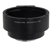 Adaptador de montura de lente Fotodiox Pro: lente SLR Bronica S a cuerpo de cámara SLR Nikon con montura F