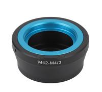 Adaptador de Montura de Lente para Lente Roscada de 42 Mm, Convertidor de Lente con Cubierta Trasera para Lumix G1 GH1 GF1 G10 G2 GH2 GF2 G3 GF3 GX1 GF, para Pen E P1 E P2 E PL1