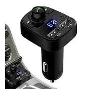 Adaptador De Música De Audio Del Coche - Transmisor De Sonido Inalámbrico Del Modulador De FM, Conector De Radio Hablante Manos Libres | Kit De Coche 'Adaptador De Señal De Cordón Inalámbrico