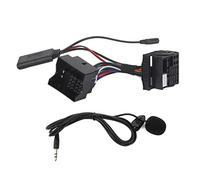 Adaptador de Música y Radio de Audio Manos Libres Bluetooth Juego de Enchufe Adaptador de Cable de Entrada Auxiliar con Micrófono de Repuesto para RNS 510/RCD 300 Cable de Módulo