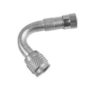 Adaptador de neumáticos para automóviles - Alargador compacto de válvula de metal, conector de pliegue de 90 grados, herramienta para inflar neumáticos de coche, adaptador versátil con estructura de